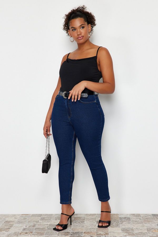 Trendyol Trendyol Curve Blue Extra Flexible Skinny Jeans