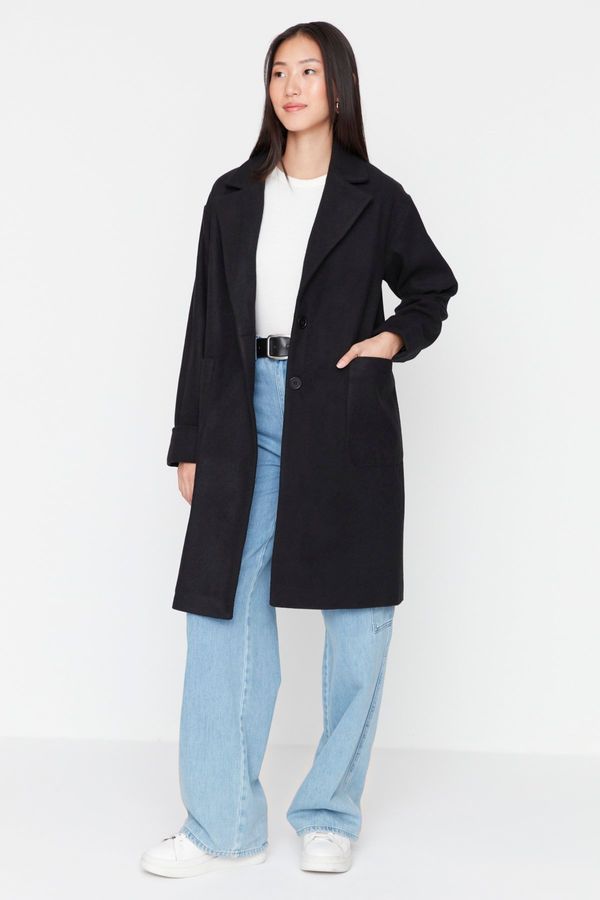 Trendyol Trendyol en gumb bež plašč