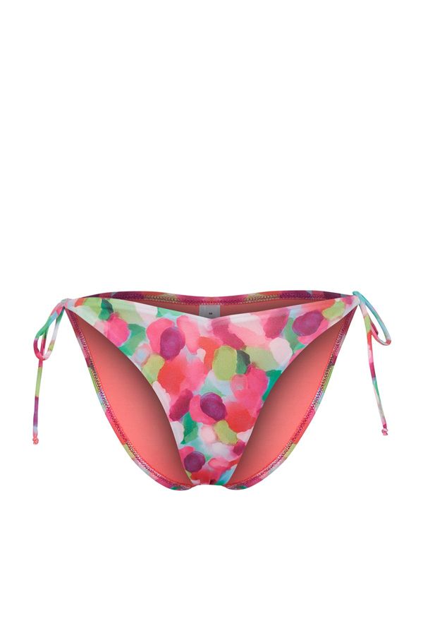 Trendyol Trendyol Floral Patterned Laced Brazilian Bikini Bottom