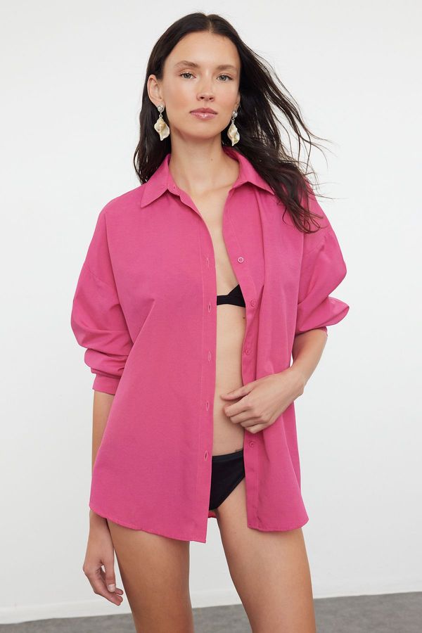 Trendyol Trendyol Fuchsia Woven Shirt