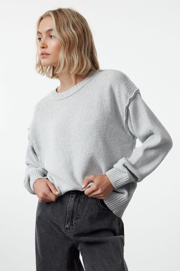 Trendyol Trendyol Gray More Sustainable Basic Knitwear Sweater