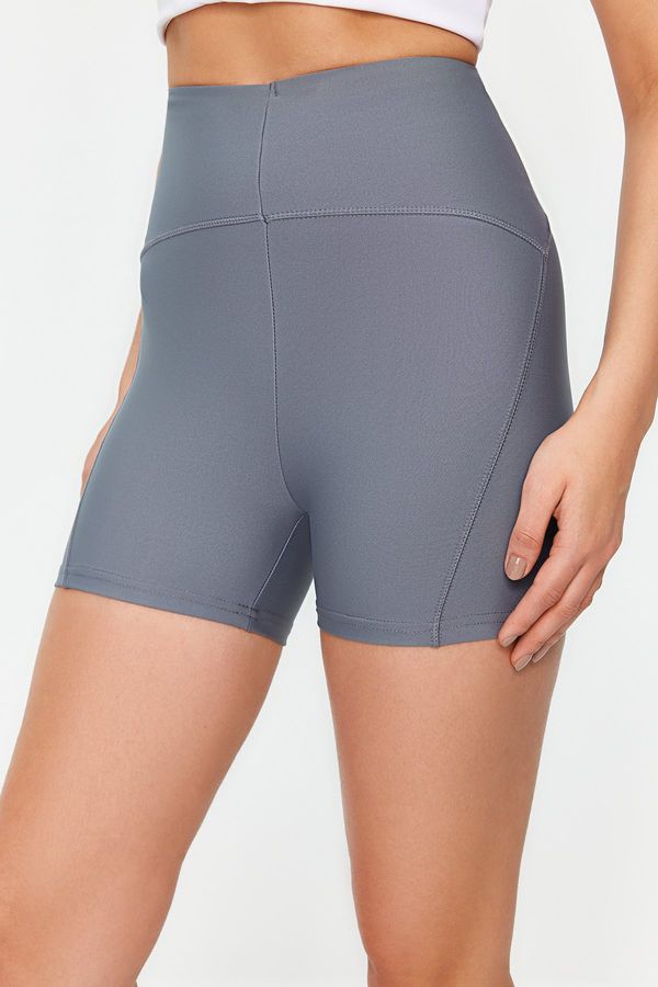 Trendyol Trendyol Gray Recovery Knitted Sports Shorts/Short Tights