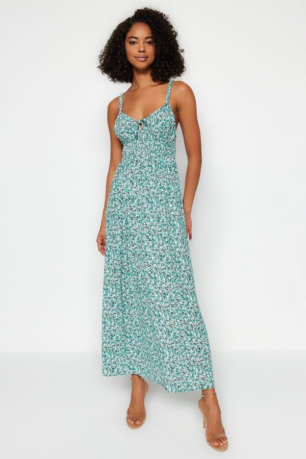 Trendyol Trendyol Green Halter Neck Woven Woven Dress