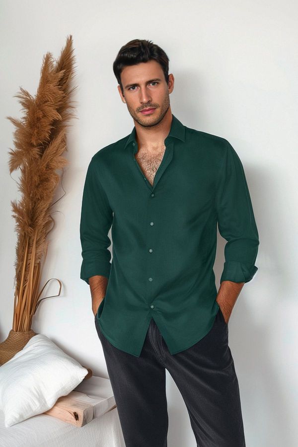 Trendyol Trendyol Green Slim Fit Smart Shirt