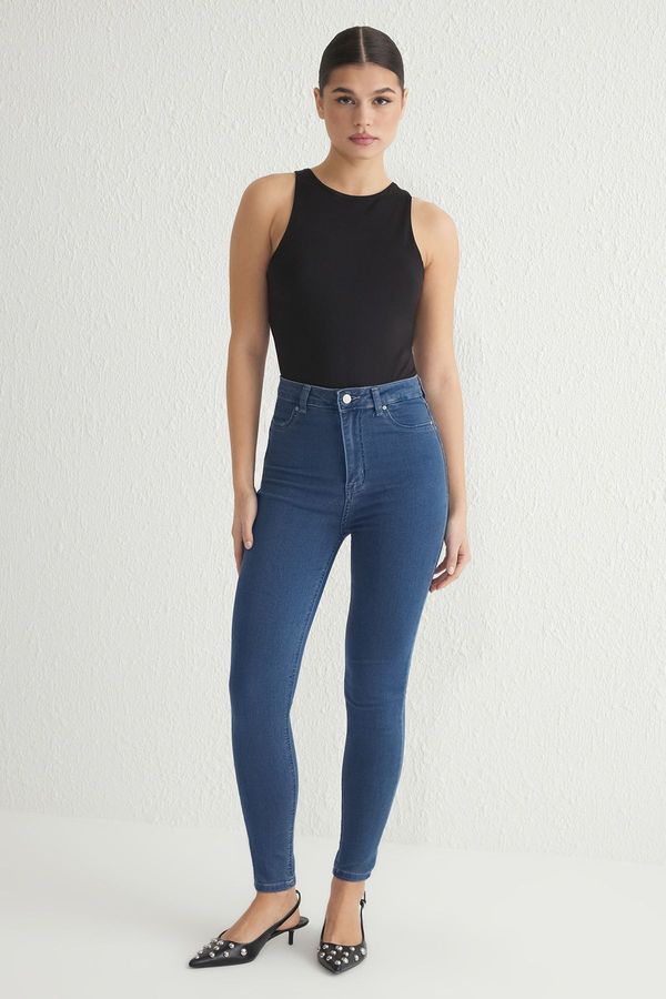 Trendyol Trendyol Indigo High Waist Skinny Jeans