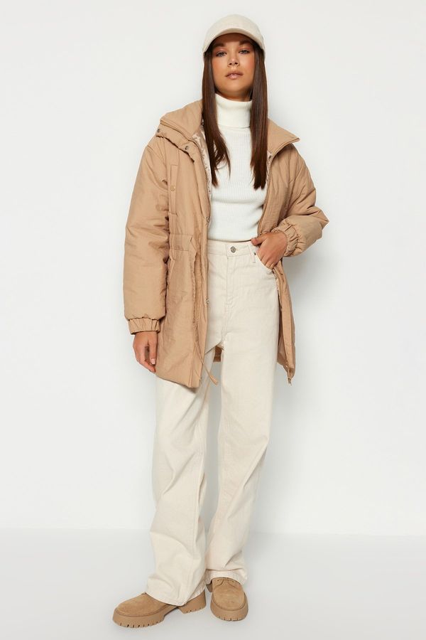 Trendyol Trendyol kamela prevelik pas vodoodbojni prešiti napihljiv plašč