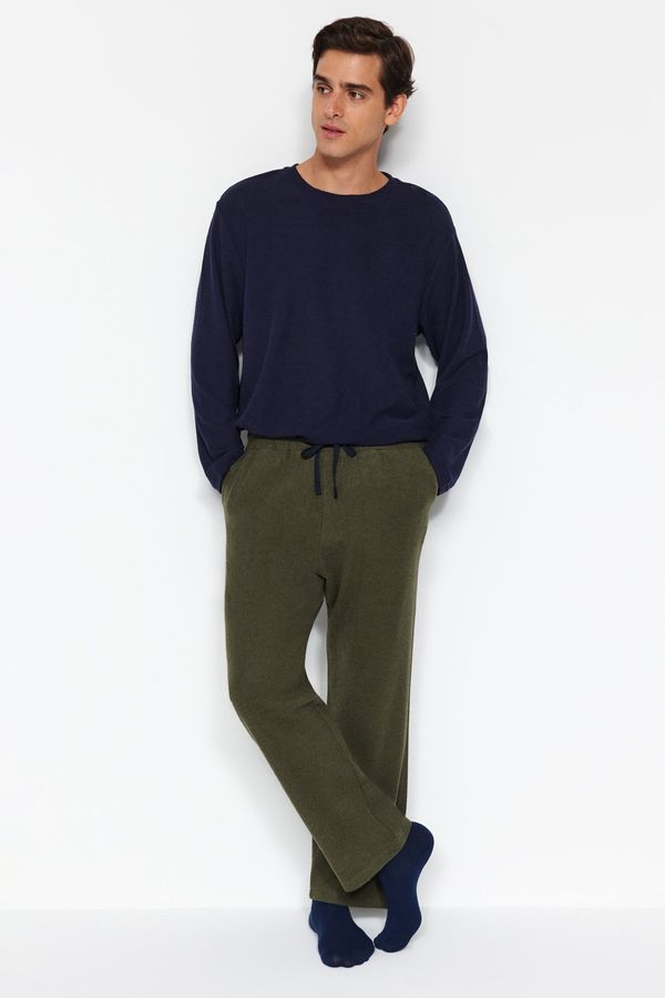 Trendyol Trendyol Khaki Comfort Fit Woven Pajama Bottoms