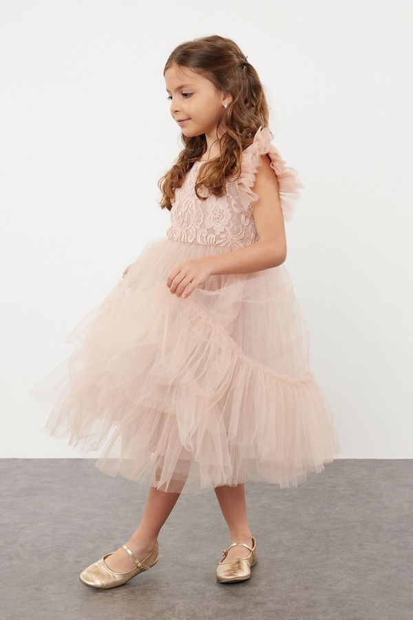 Trendyol Trendyol Light Pink Girls Birthday/Party/Wedding Tutu Dress