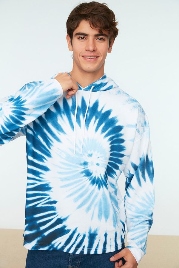 Trendyol Trendyol Men's Blue Oversize/Cross-Fit Sweatshirt