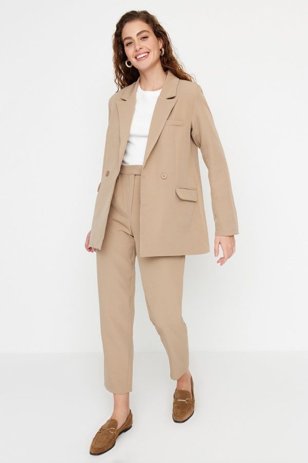 Trendyol Trendyol Mink Blazer Jacket-Pants Woven Two Piece Set