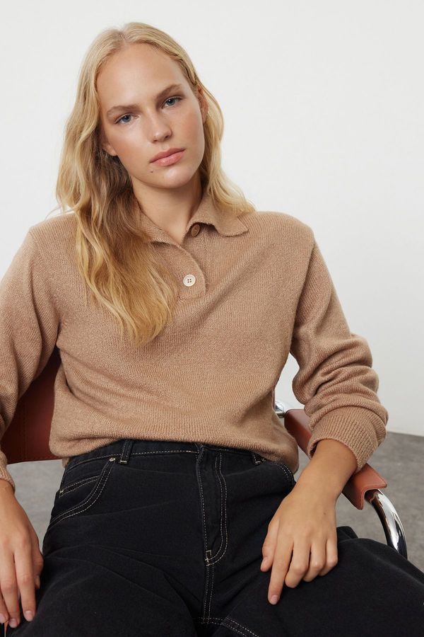 Trendyol Trendyol Mink More Sustainable Polo Neck Knitwear Sweater