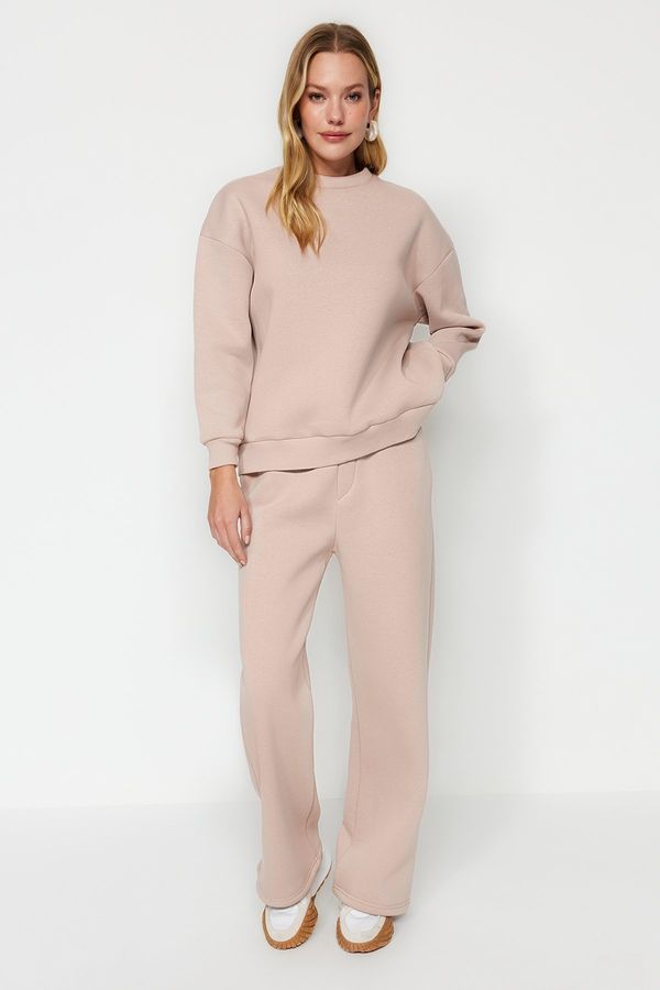 Trendyol Trendyol Mink Plush Knitted Tracksuit Set