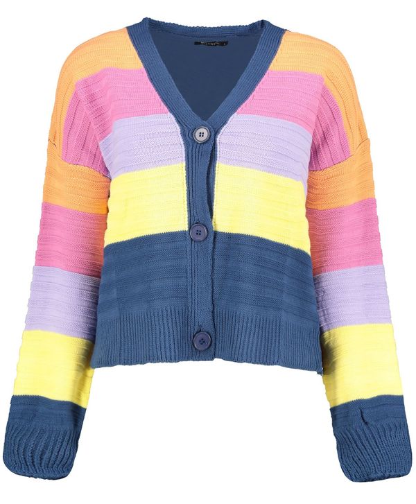 Trendyol Trendyol modra barvna pletenina Cardigan