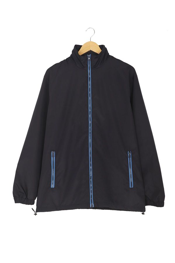 Trendyol Trendyol Navy Blue Regular Fit Zippered Thin Seasonal Coat