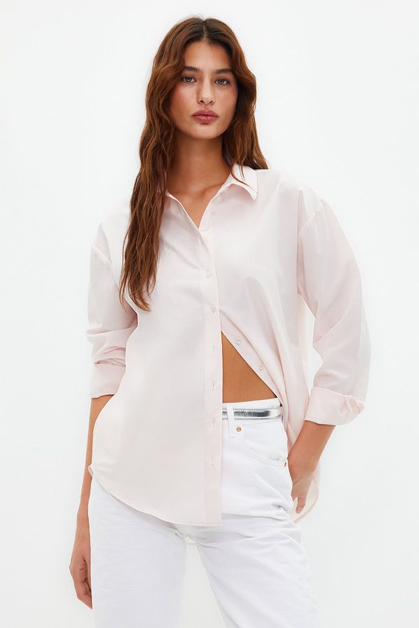 Trendyol Trendyol Powder Loose Fit Woven Shirt