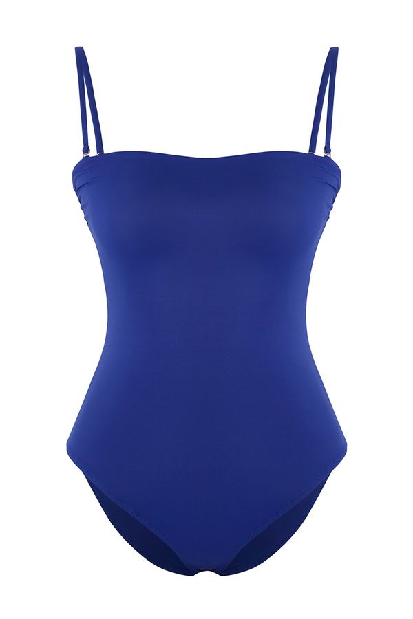 Trendyol Trendyol Saks*001 Plain Strapless Sleeveless Swimsuit