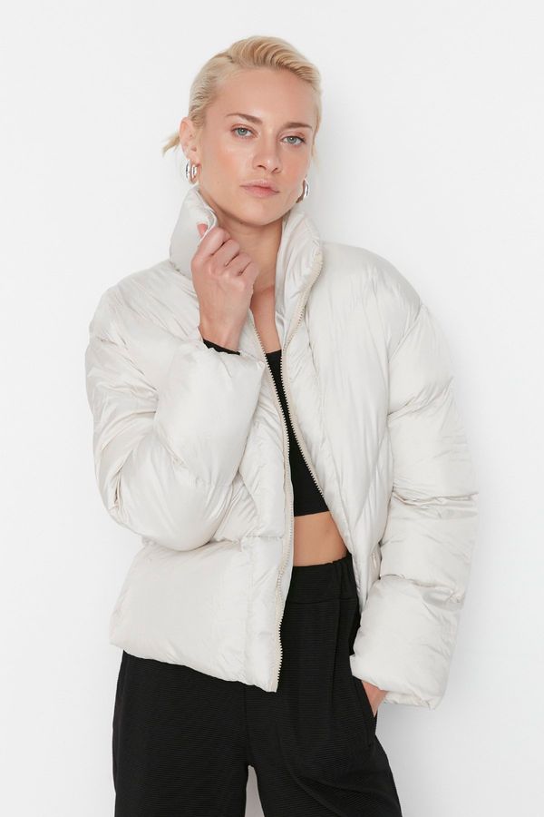 Trendyol Trendyol Stone High Neck Down Jacket