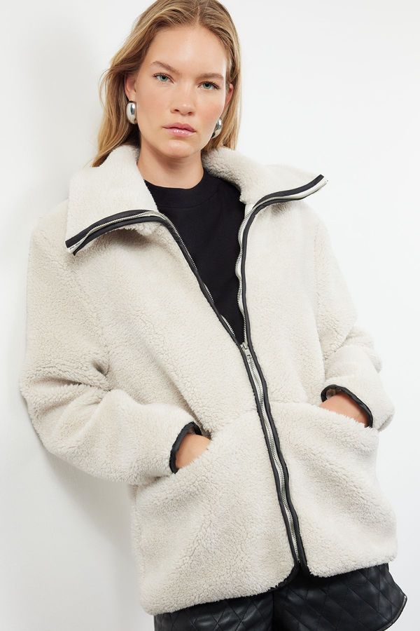 Trendyol Trendyol Stone Plush Coat