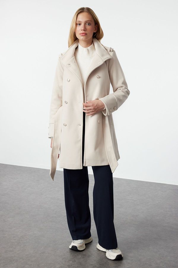 Trendyol Trendyol Stone Regular Belted Coat