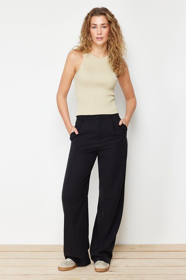 Trendyol Trendyol Stone Ribbed Blouse