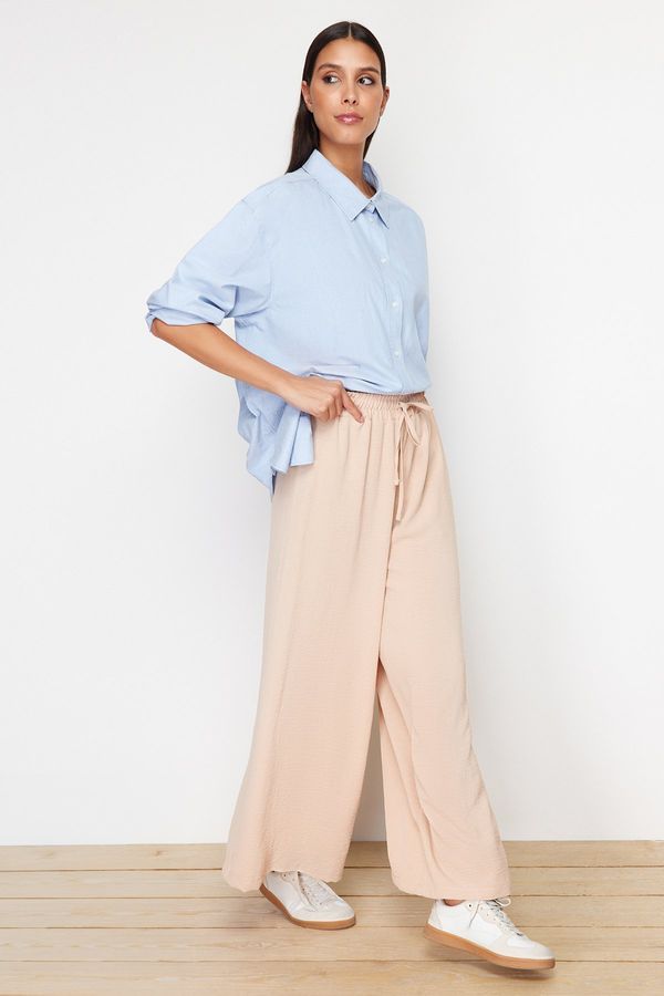 Trendyol Trendyol Stone Wide Leg Woven Trousers