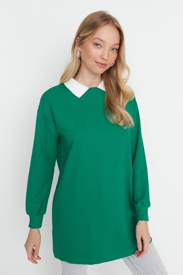 Trendyol Trendyol Sweatshirt - Green - Regular fit