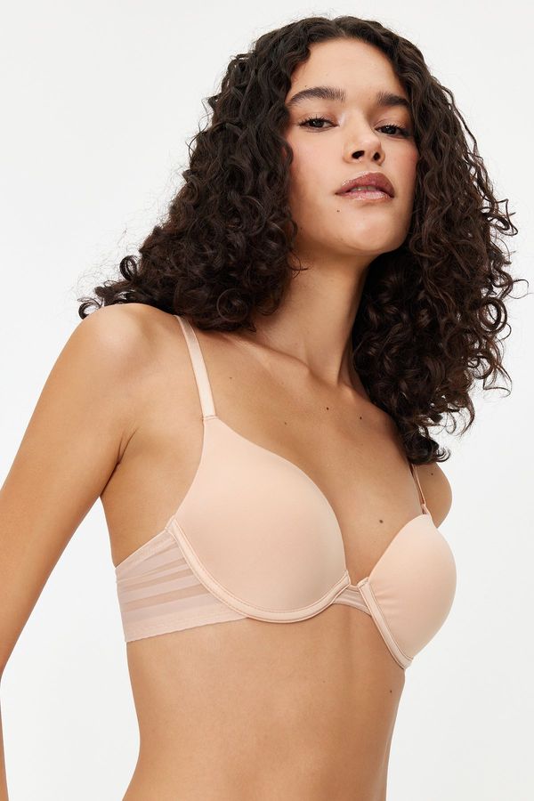 Trendyol Trendyol Ten Polyamide Filled Covered Knitted Bra