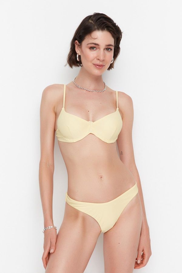 Trendyol Trendyol Yellow Basic Bikini Bottom