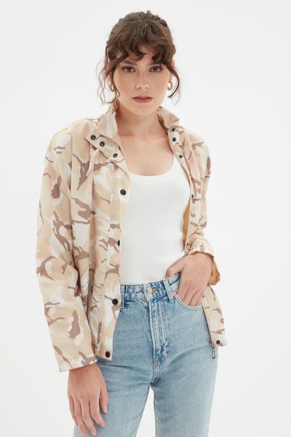 Trendyol Trendyol zimska jakna - bež - mini