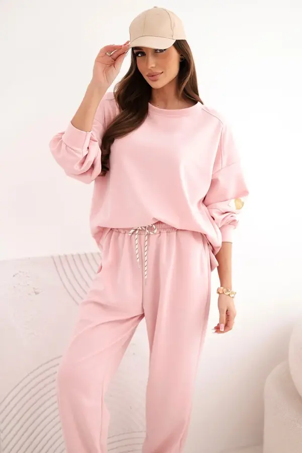 Kesi Włoski Trenirka Kesi LOVE, pudrasto roza