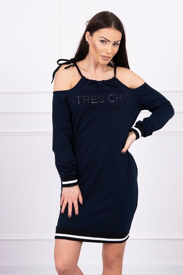 Kesi Tres Chic Dress Navy Blue