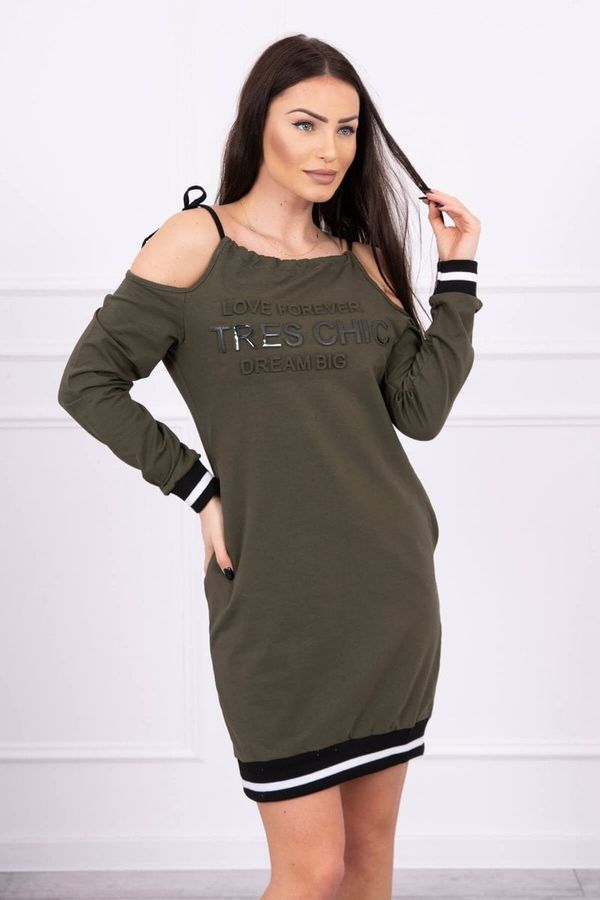 Kesi Tres Chic khaki dress