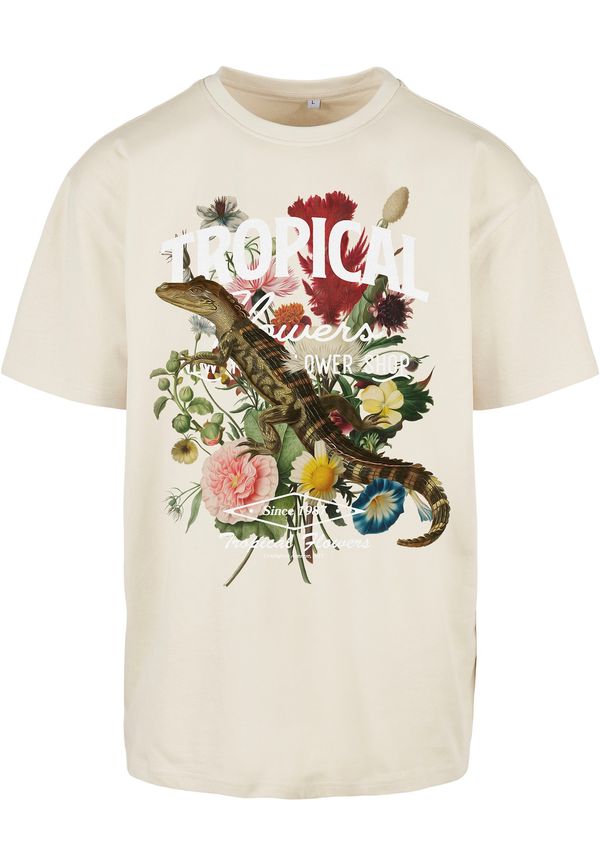 MT Upscale Tropical Oversize Sand Tee