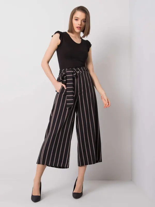 RUE PARIS Trousers-CHA-SP-0430.41P-black-beige