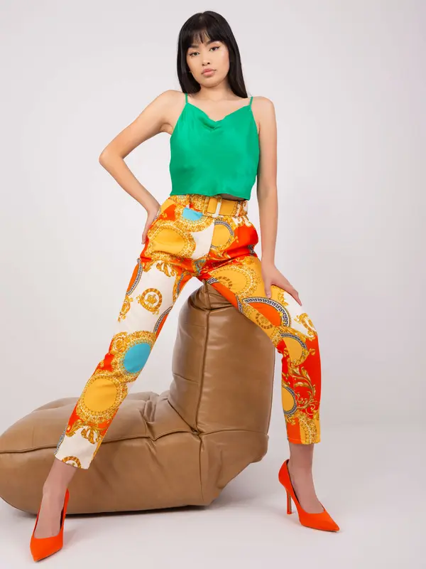 Italy Moda Trousers-DHJ-SP-12787D.23X-orange