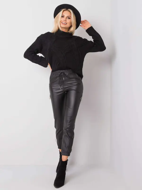 Italy Moda Trousers-DHJ-SP-3730.11-black