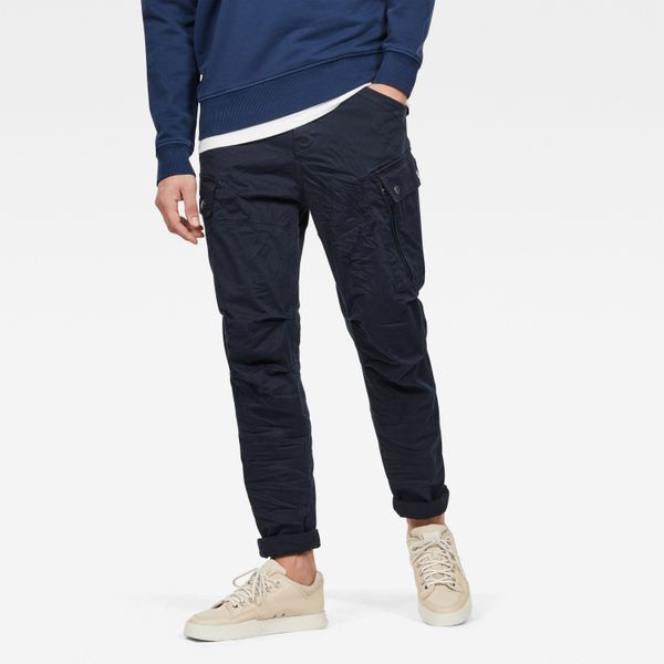 G Star Trousers - G-STAR Roxic cargo dark blue