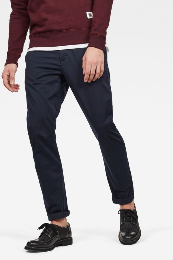 G Star Trousers - G-STAR Vetar slim chino dark blue