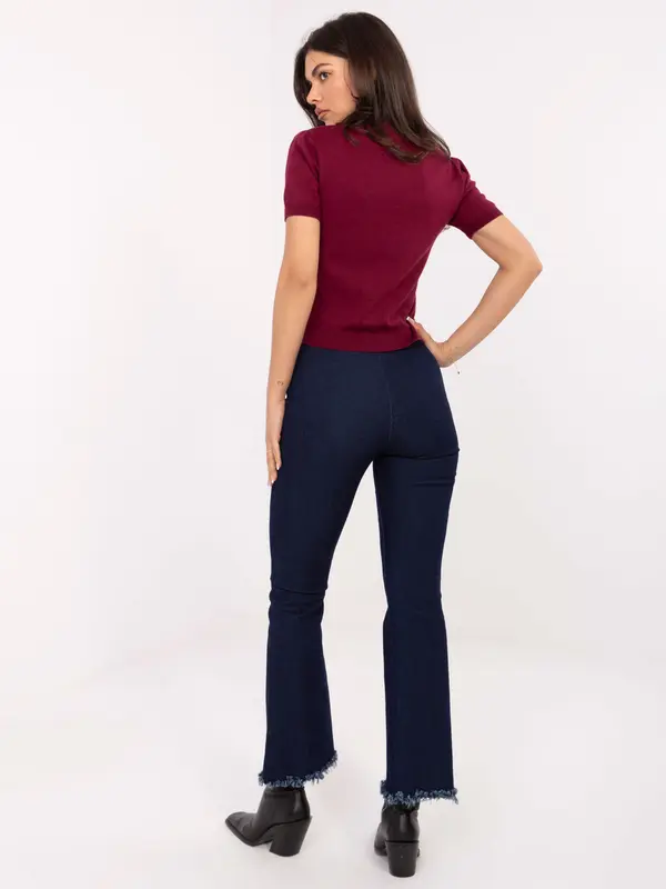 MODA ITALY Trousers-IT-SP-FL6263.03P-navy blue