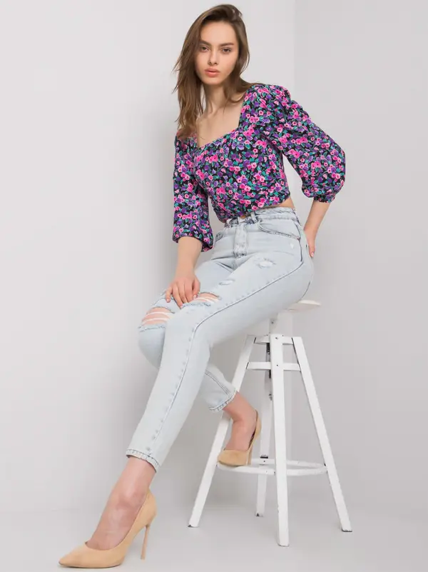 MOONART Trousers jeans-MR-SP-901.05P-light blue