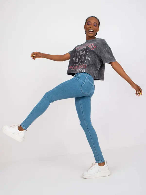 RUE PARIS Trousers jeans-RO-SP-PNT-2307.41X-blue