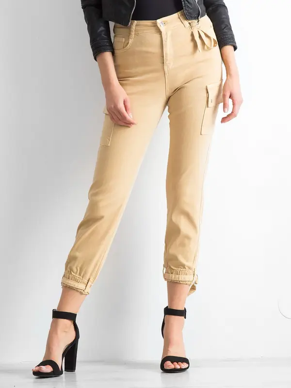 Daysie Trousers-JMP-SP-166-D.92P-beige