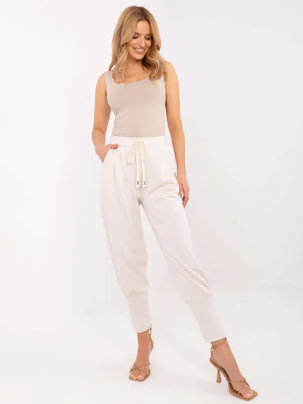 Italy Moda Trousers-MI-SP-61700.80P-light beige