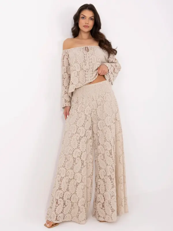 Italy Moda Trousers-MI-SP-88501.81-beige