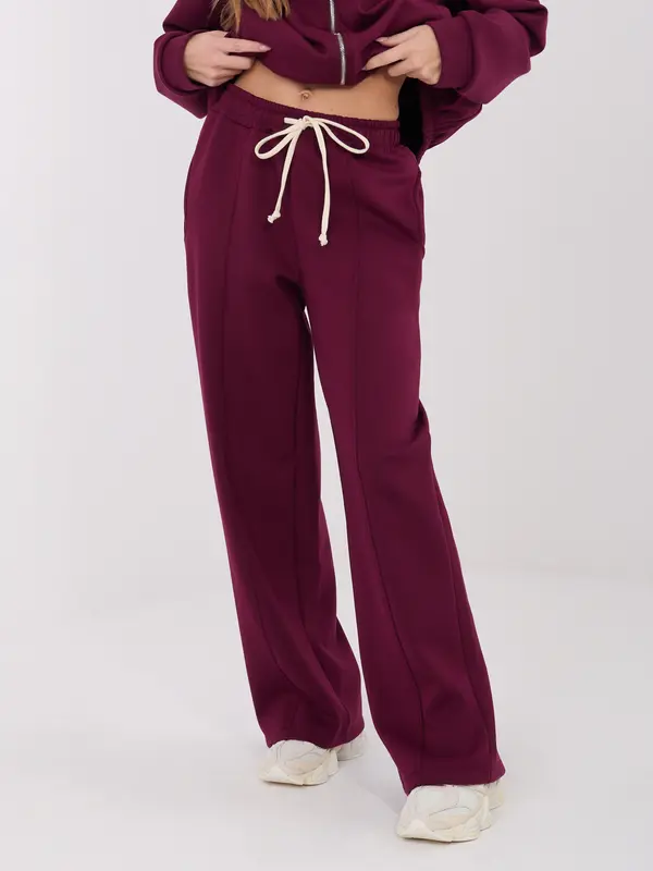 Factory Price Trousers-SM-SP-A1561.25-burgundy