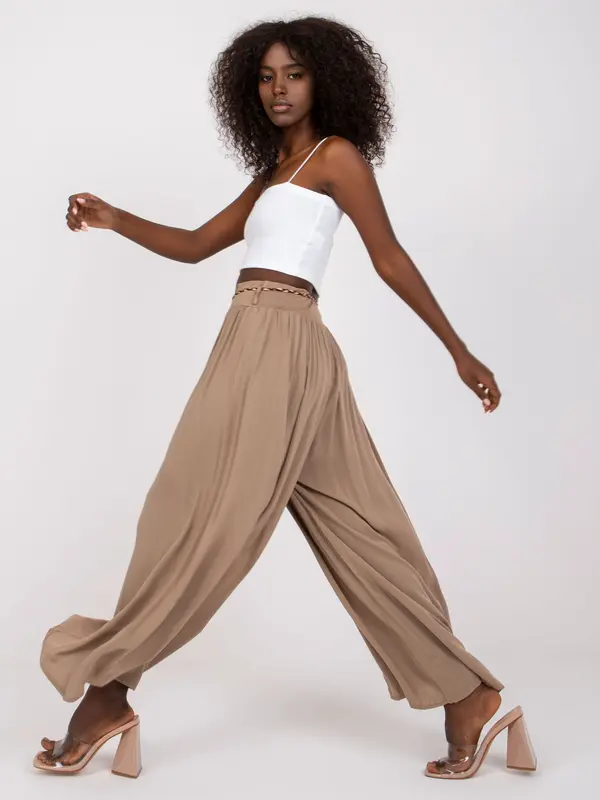 Och Bella Trousers-TW-SP-BI-81733.14-dark beige