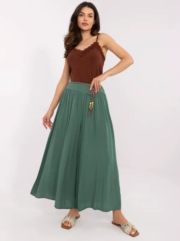 Och Bella Trousers-TW-SP-BI-81733.14-dark green