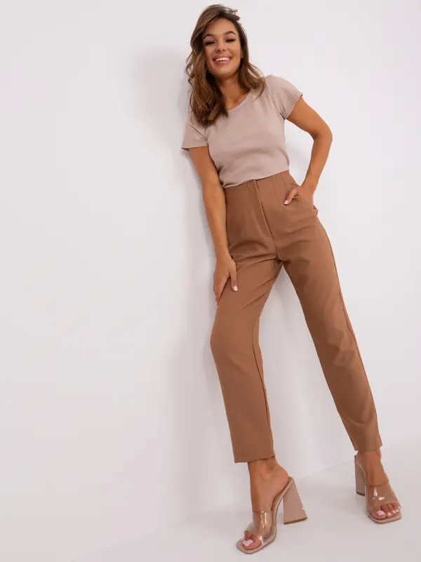 Och Bella Trousers-TW-SP-OB067.41P-light brown