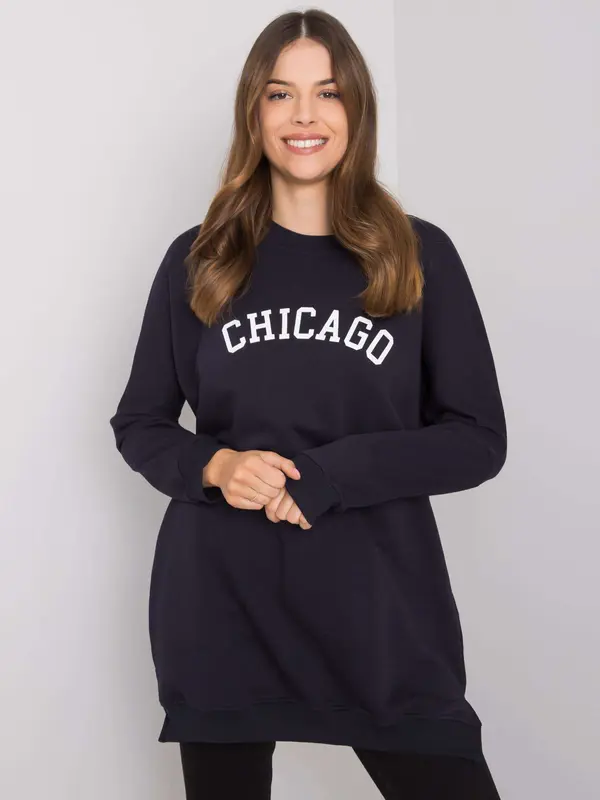 RUE PARIS Tunic-RV-TU-6675.98-Navy