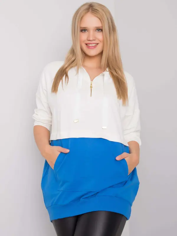 RELEVANCE Tunic-RV-TU-6851.28-White-Blue